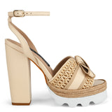 CHIC NOEUD SANDALS NUDE